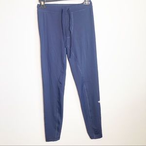 ALO Yoga Navy Blue Drawstring Athletic Pant Medium